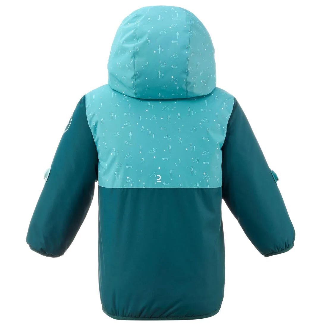 Wedze Warm Lugiklip Baby Ski Jacket - Turquoise