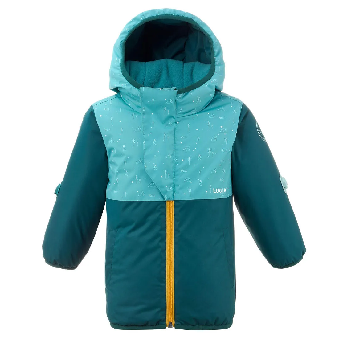 Wedze Warm Lugiklip Baby Ski Jacket - Turquoise