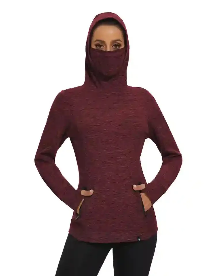 Women's Hooded Thermal Top with Neck Gaiter