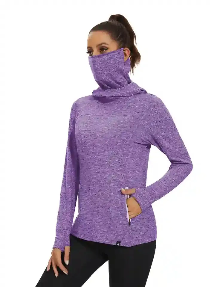 Women's Hooded Thermal Top with Neck Gaiter