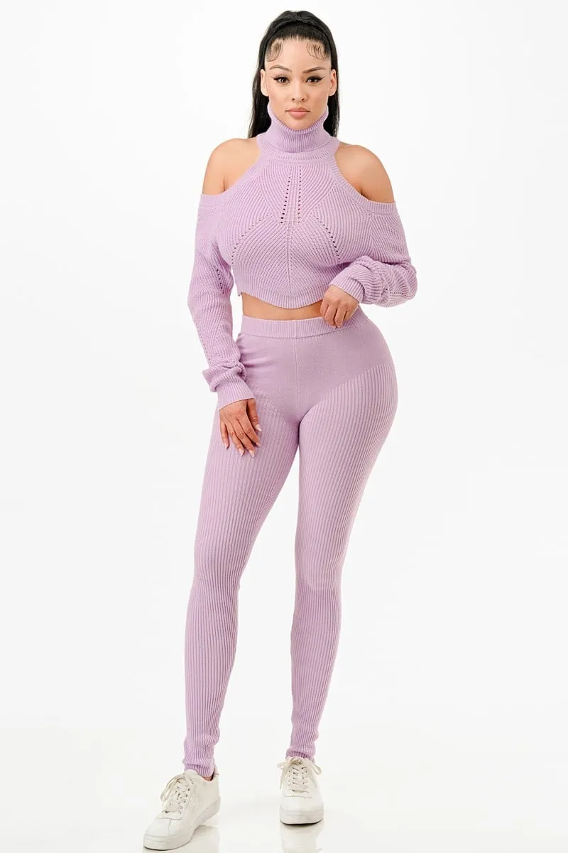 Women's Knit top & pants set