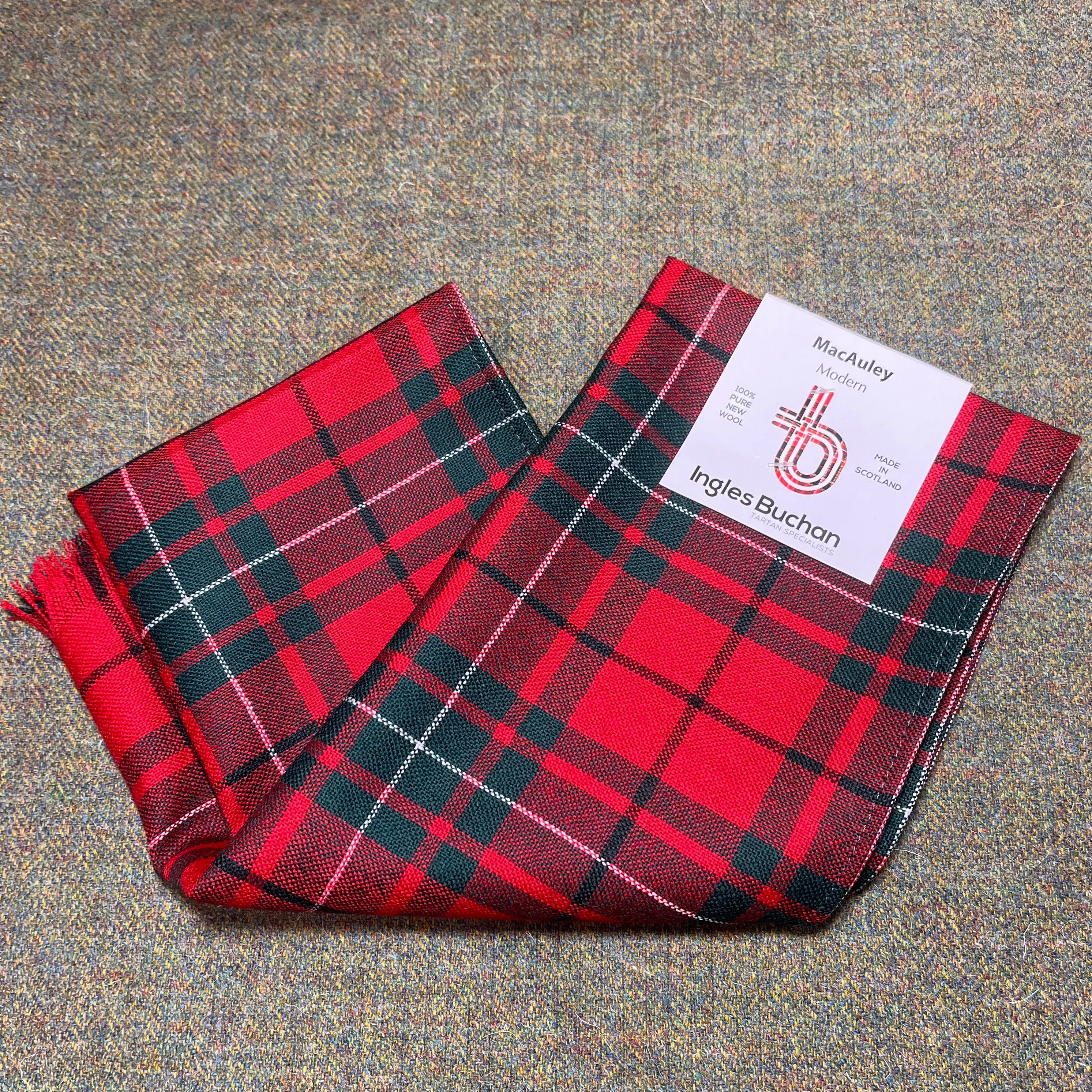 Wool Scarf in MacAulay Modern Tartan